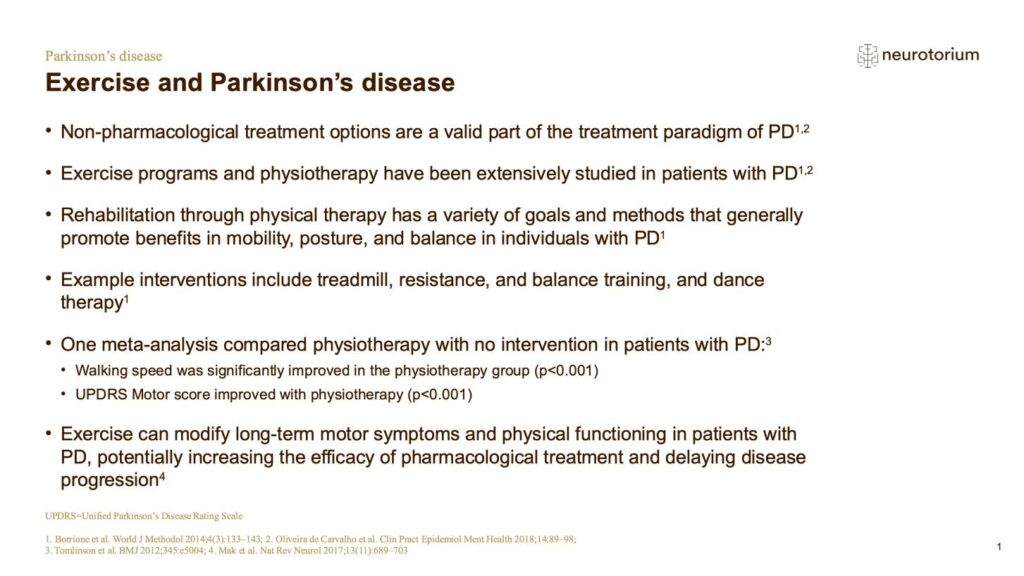 Exercise and Parkinson’s disease